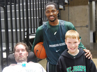 MSU Basketball Practice, 2/25/2011