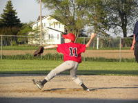 Quinn pitching