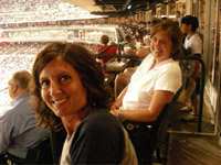 Cheryl and Cindy at the Tiger Game