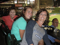 Heather, Katelyn and Cheryl at the Tiger Game