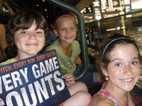 Milo, Brantae and Ella at the Tiger Game